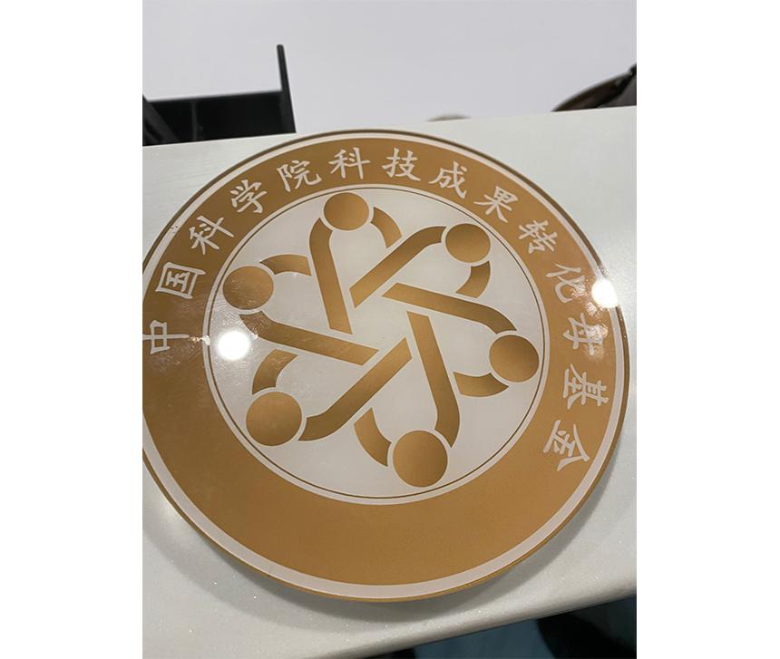 热压印logo样式中科院