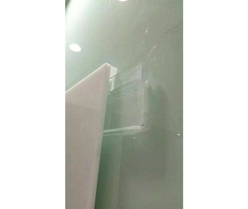 瓷白亚克力挂板logo墙(图2)